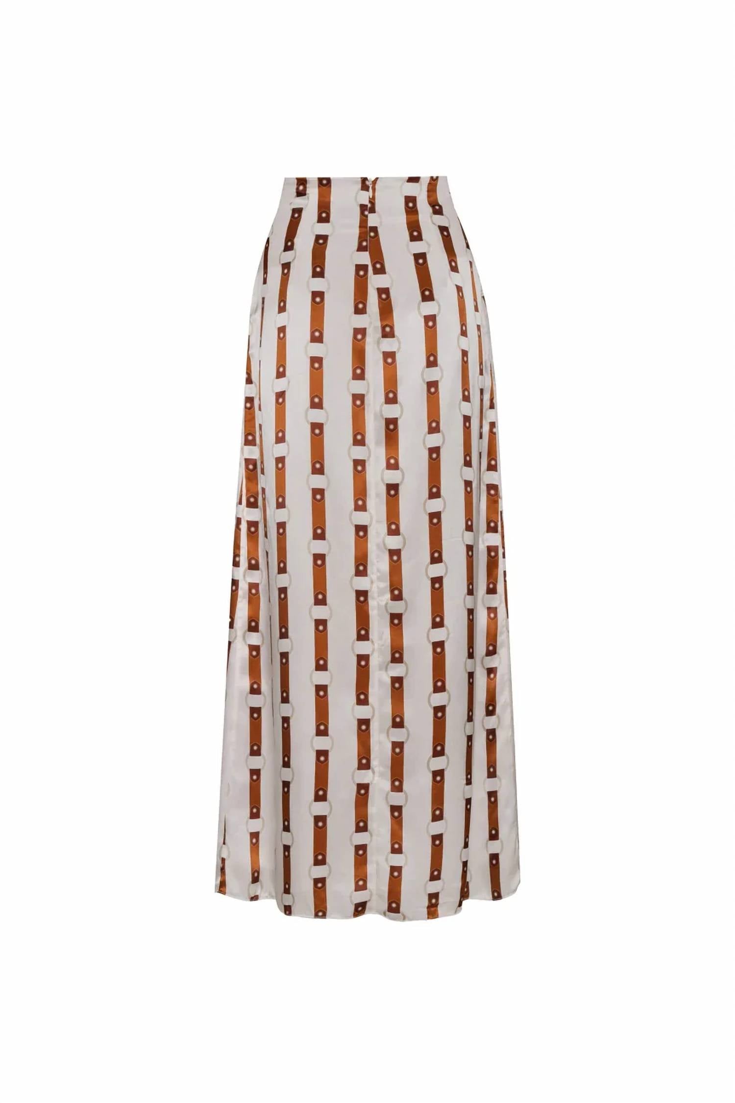 Juan De Dios - Carlota Satin Silk Maxi Skirt