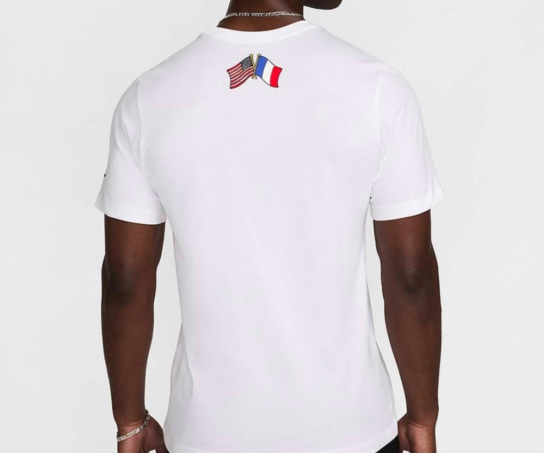 NIKE Usa Eagle Club T Shirt in white - men's t-shirt - detail view