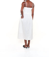 The Lulo Project - Maddy Poplin Midi Dress