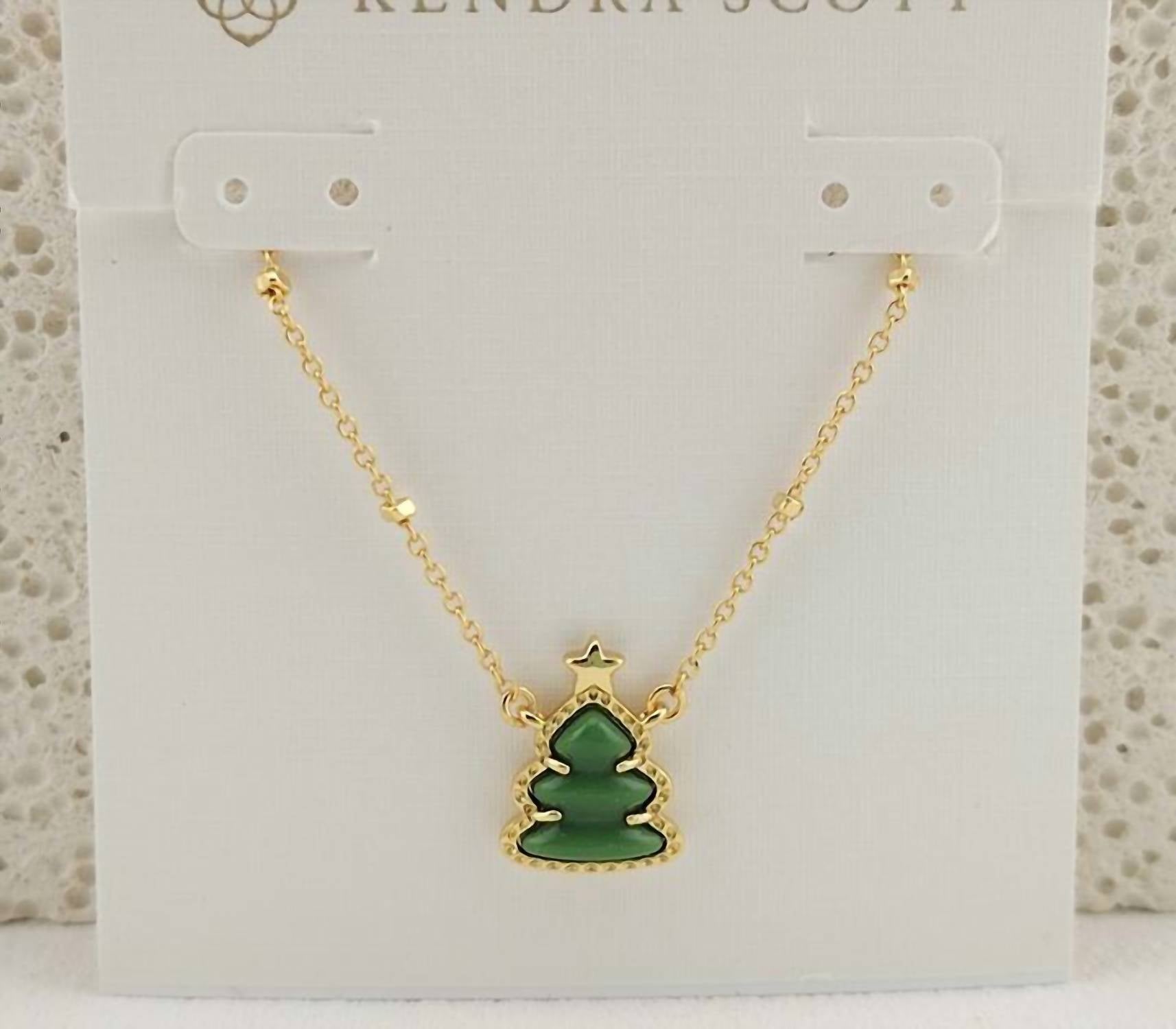 Kendra Scott - Women's Christmas Tree Necklace