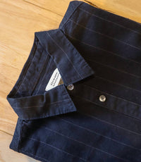 Unison Clothing - Men's Chalkstripe Long Sleeve Woven Shirt