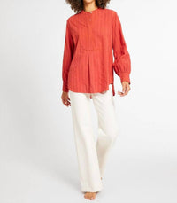 MILLE Tilda Pullover Tunic Top in spice - women's shirt