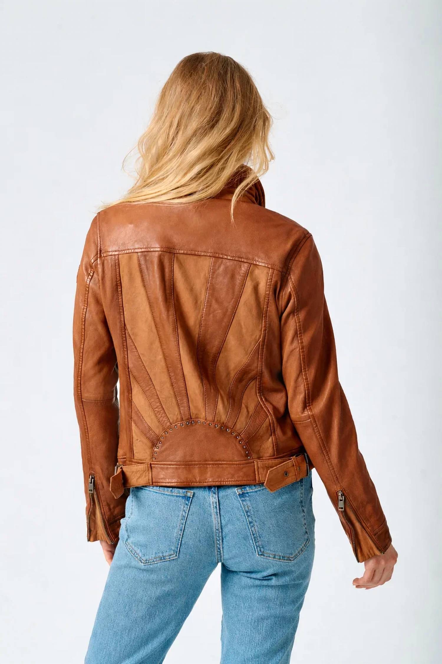 Mauritius - Sunny 2 Regular Fit Leather Jacket
