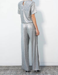 Bobi - Wide Leg Casual Waistband Pant