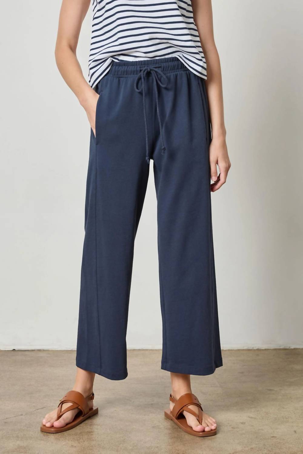 Lilla P - Seamed Wide Leg Pants