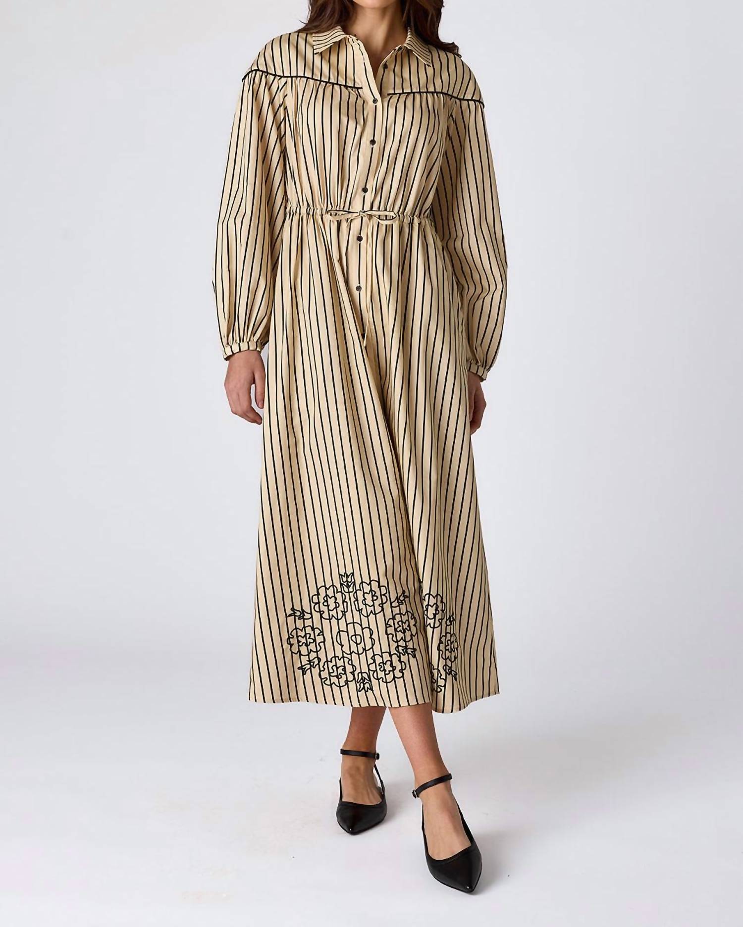 Crosby by Mollie Burch Lucille Dress in beige - women's dress