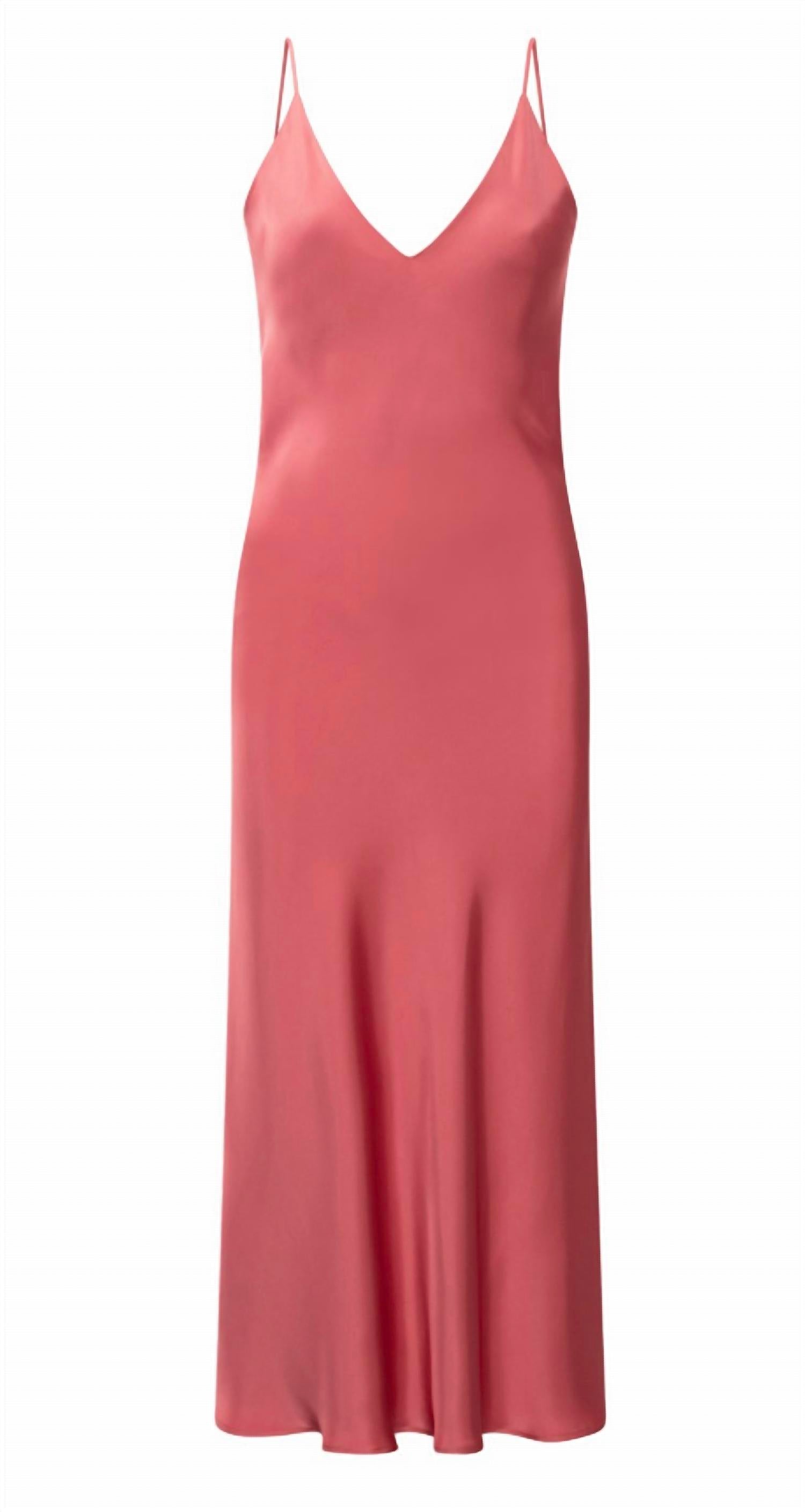 Karmamia WOMEN CAMISOLE DRESS in semi rich coral - women's dress