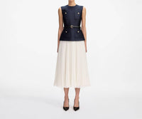 Self-Portrait - Taffeta Midi Dress