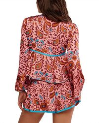 Free People - Bed To Brunch Top And Short Set