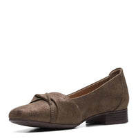 Clarks Women's Tilmont Dalia Ballet Flat in bronze metallic textile - women's flats - alternate view