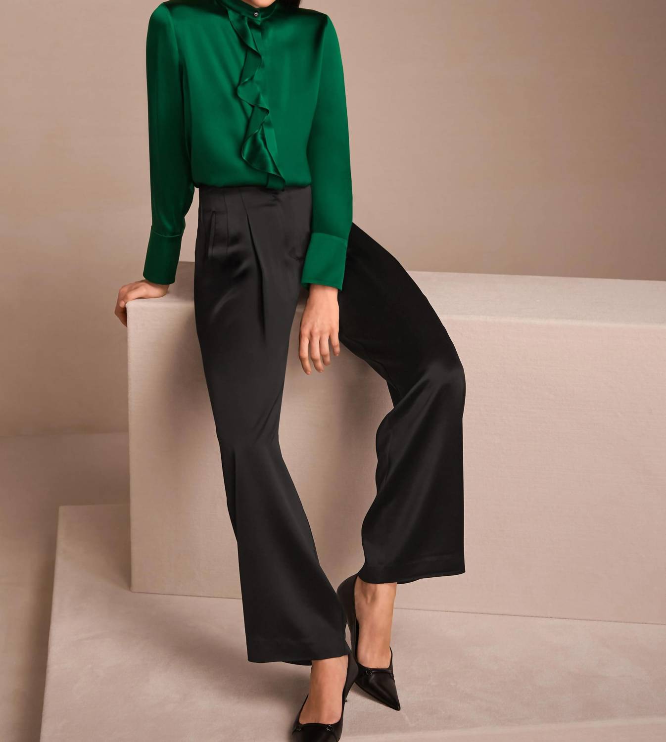 Marc Cain - Women's Wasco Satin Trousers