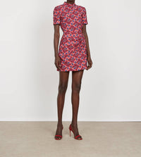 Saloni - Draped Mini Dress