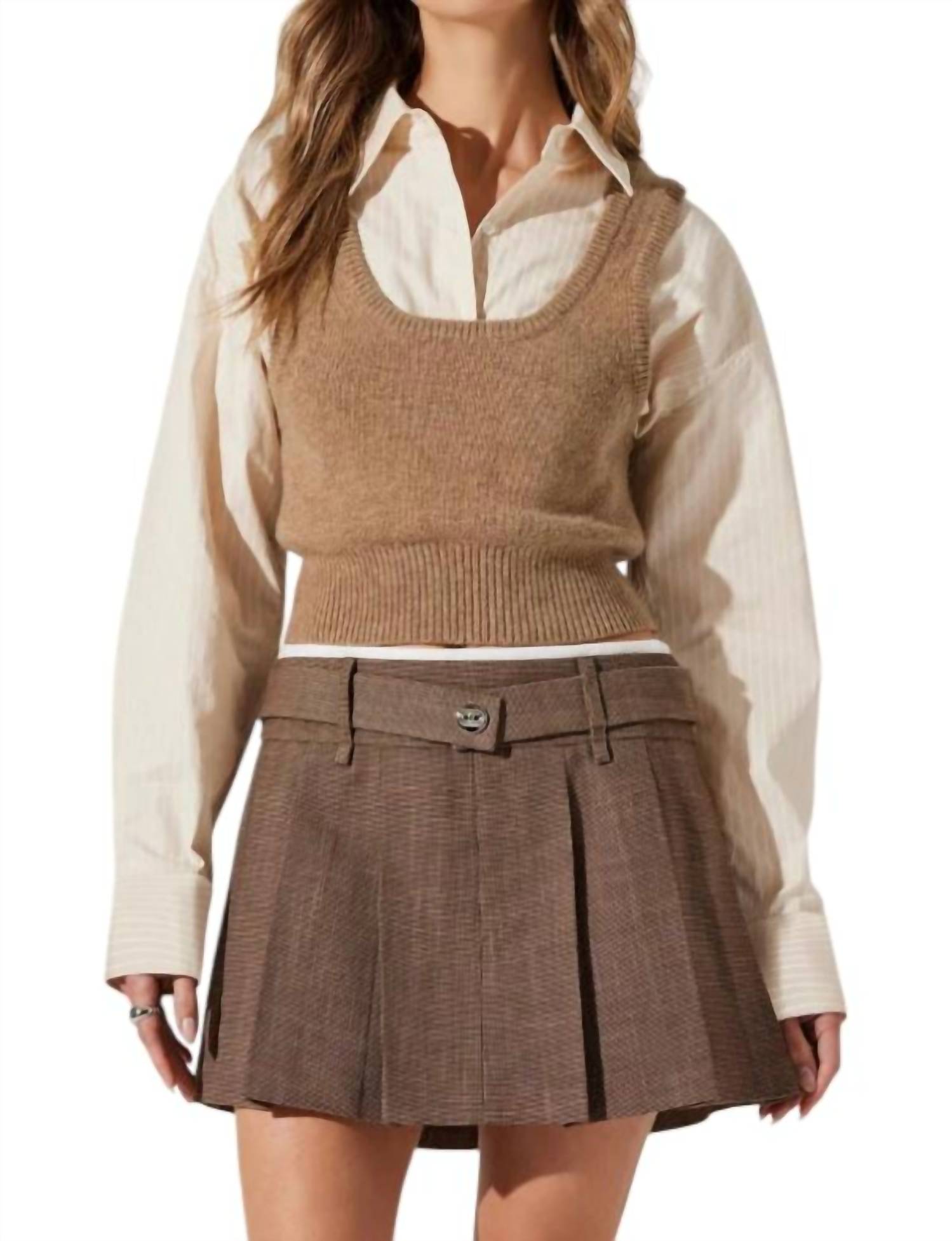 Astr - Guinevere Layered Sweater