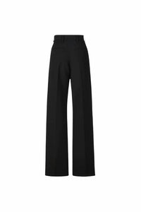 Valentino Garavani - Women's Solid Mid Rise Loose Straight Leg Casual Pant