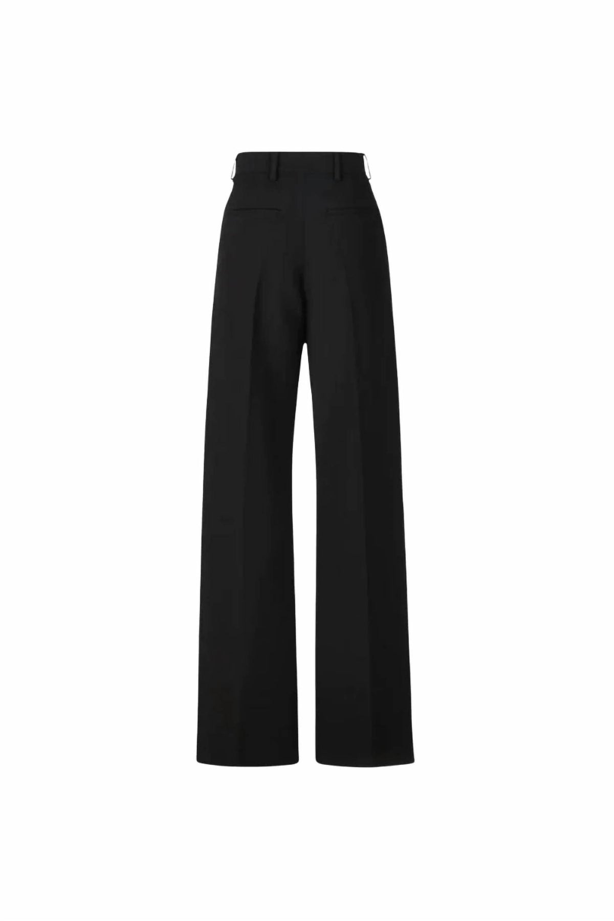 Valentino Garavani - Women's Solid Mid Rise Loose Straight Leg Casual Pant