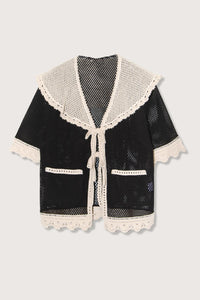 Sea - Kendall Crochet Tie Top