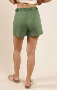 Sadie & Sage - Good Day Braided Belt Shorts