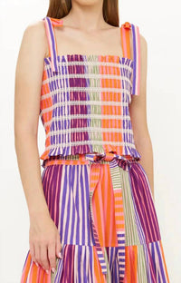 Oliphant - Ella Smocked Top