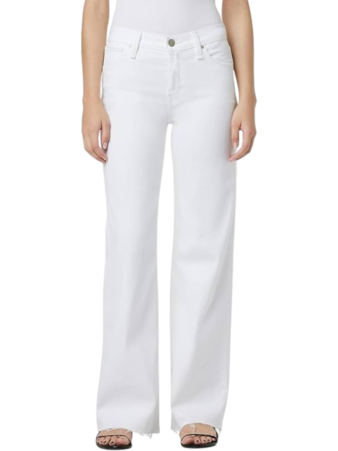 Hudson - Rosie High Rise Wide Leg Jeans