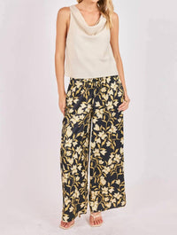Sadie & Sage - Gala Satin Pull On Pants