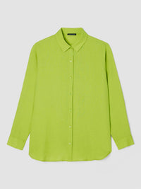 Eileen Fisher - chrts clsc collar long shirt