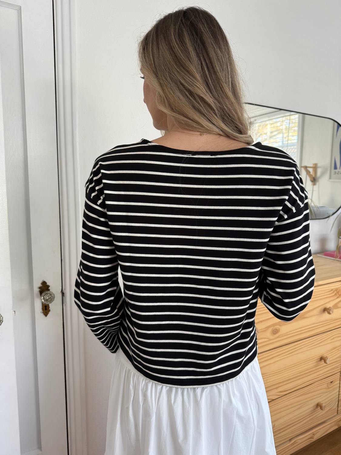 Miou Muse - Aelin Striped Long Sleeve Top
