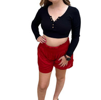 High Waisted Shimmer Shorts