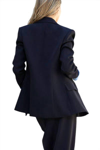 Endless Blu. - Tatiana Blazer With Denim Accents