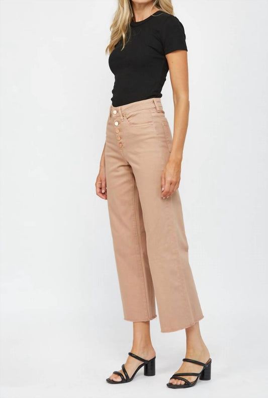 Mica Denim - Chromatic High Rise Crop Jean