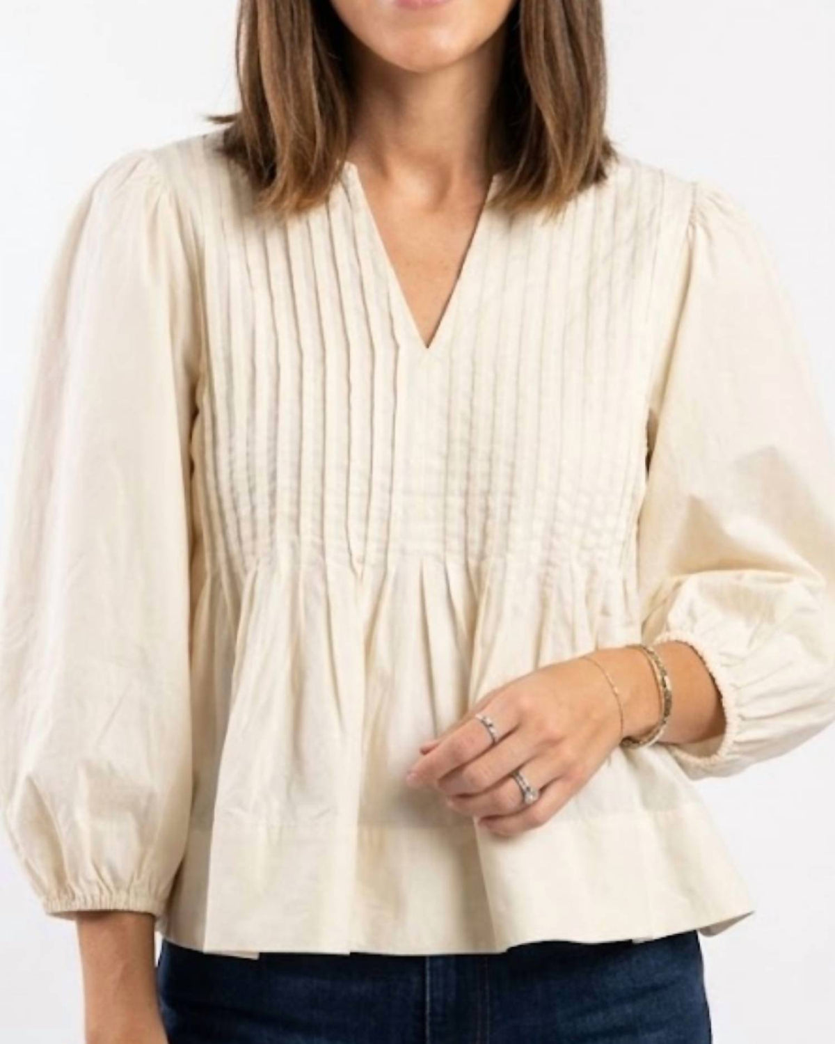 Entro - Praline Pintuck Top
