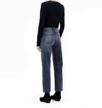 Slvrlake - London Crop High Rise Straight Jeans