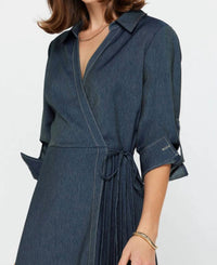 Current Air - Long Sleeve Wrap Dress