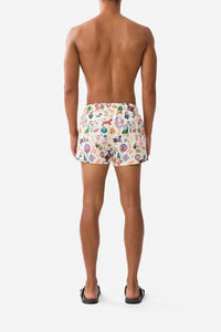 Camilla - Elastic Waist Short Length Boardshorts