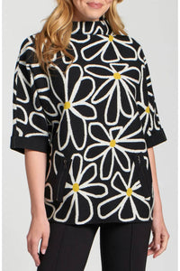 Apny - Whimsical Floral Sweater