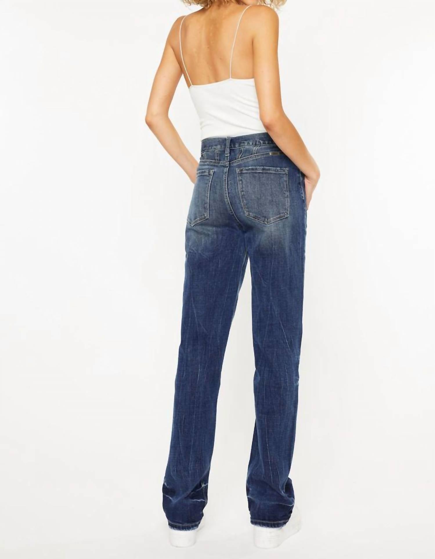 Kancan - High Rise Relaxed "Dad" Fit Jeans
