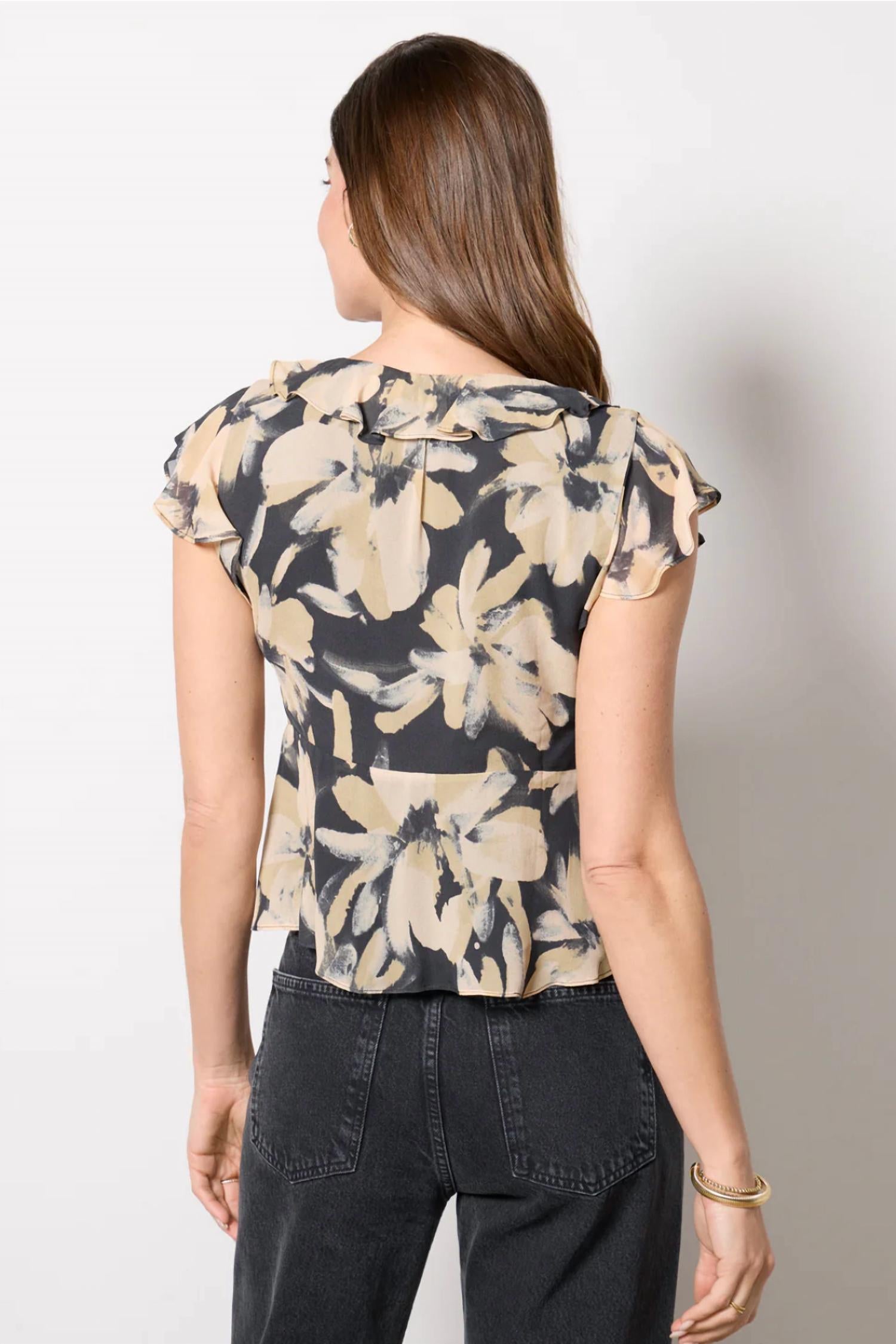 Rails - Carmine Cap Sleeve Top