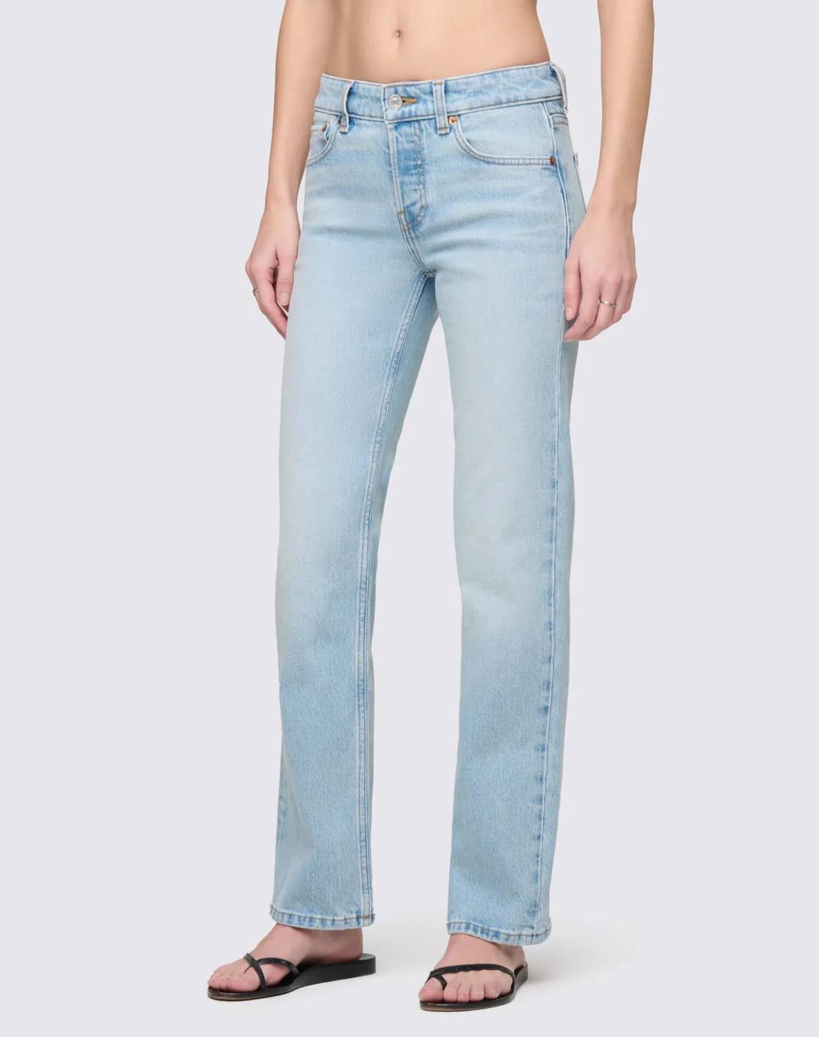 Re/Done - Slim Straight Crop Jean