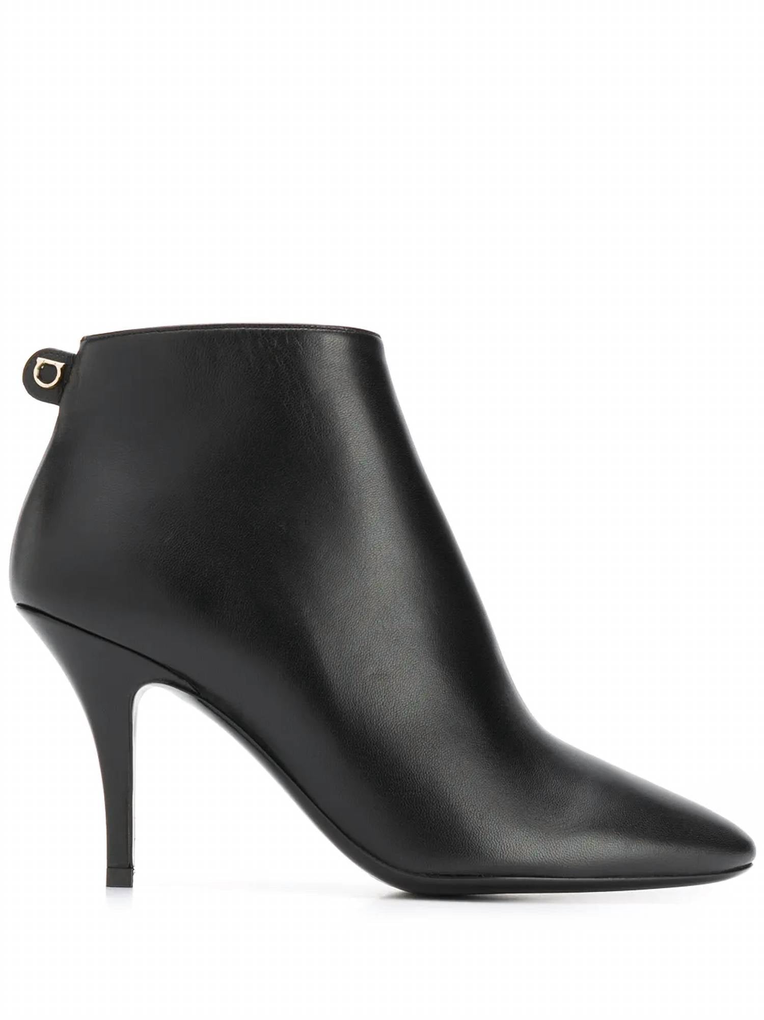 Salvatore Ferragamo Women's Joan Ankle Booties in black - women's shoe - view 5