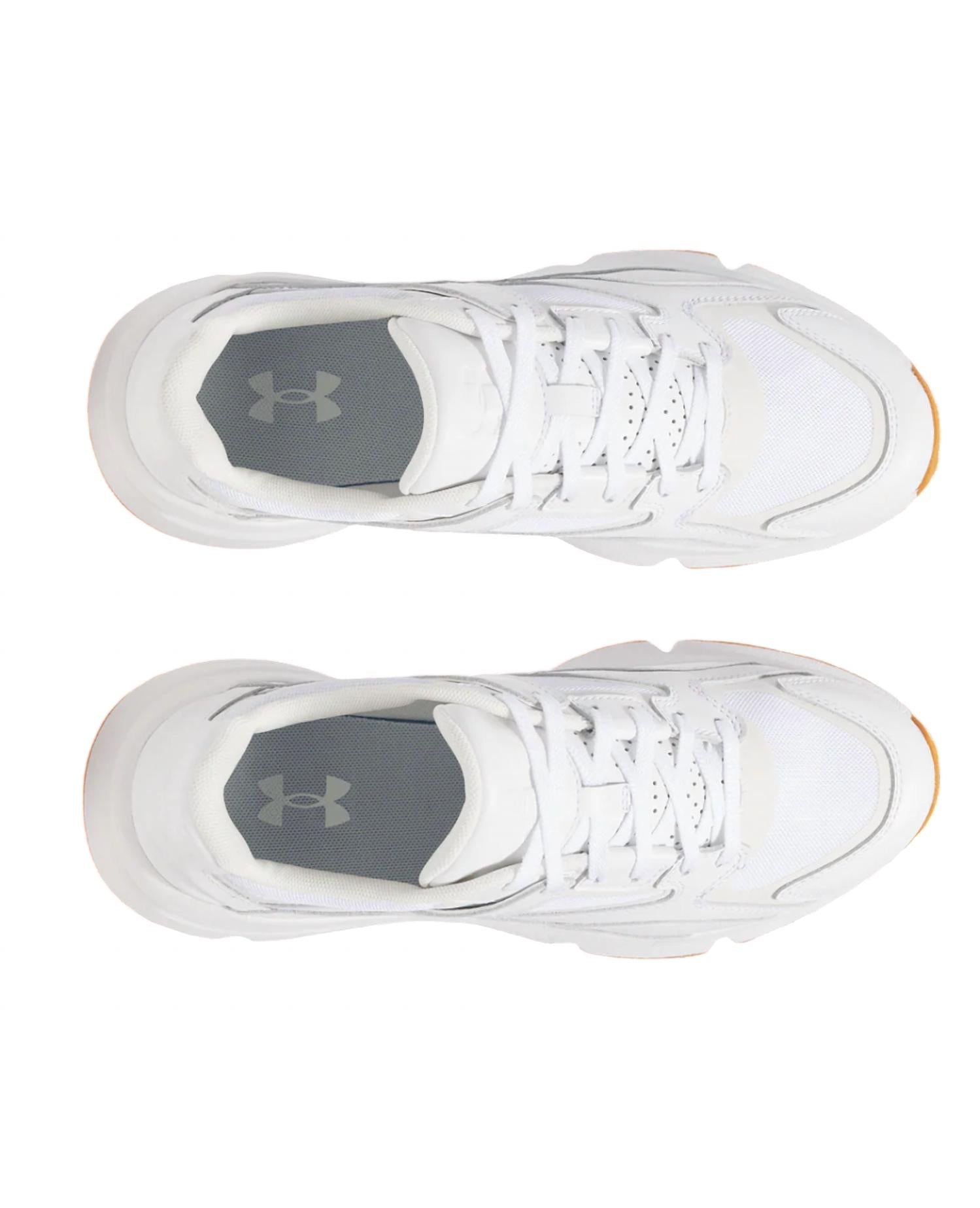 UNDER ARMOUR Unisex Forge 96 Leather Shoes in white - men's sneaker - view 4