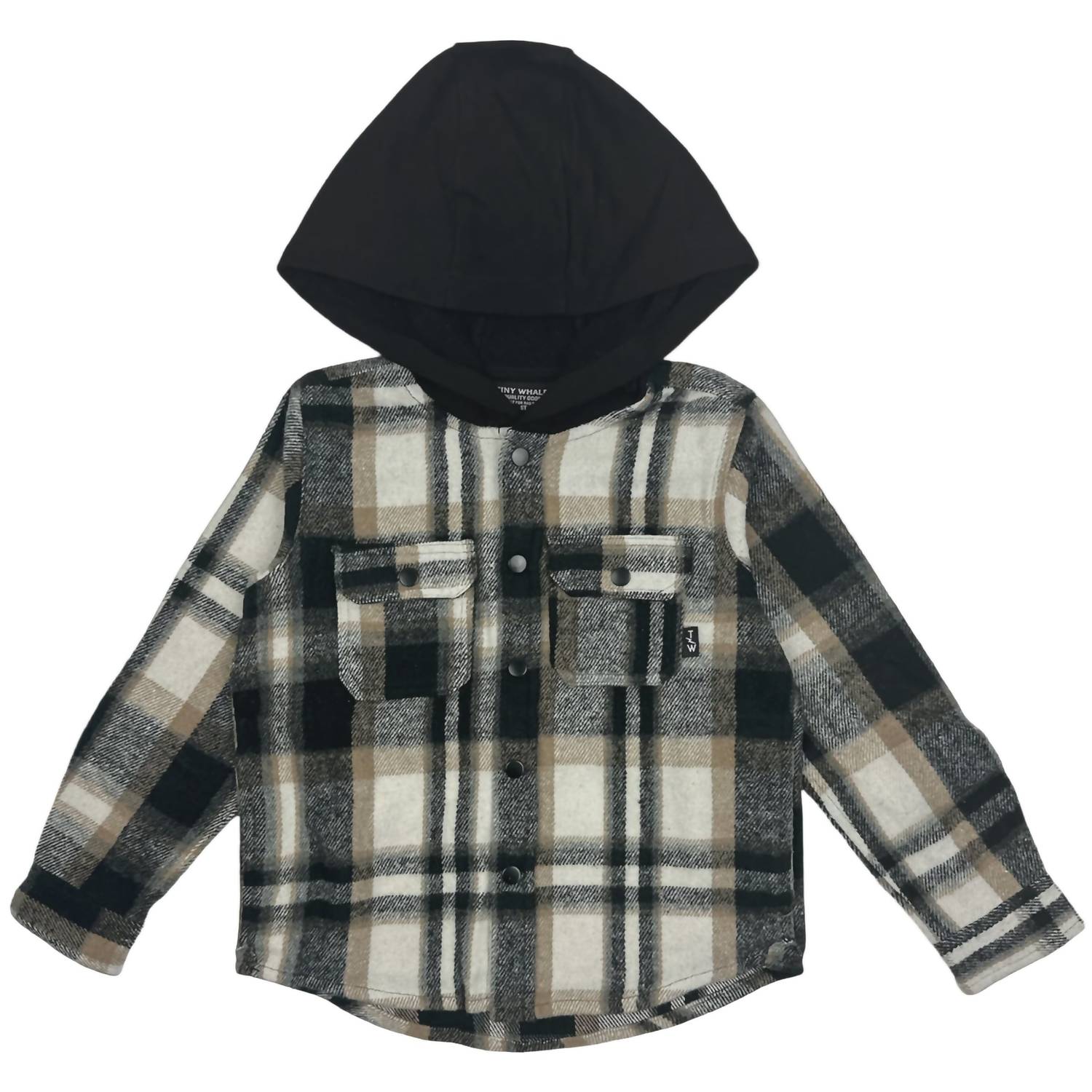 Tiny Whales - Woodsman Hooded Flannel Overshirt