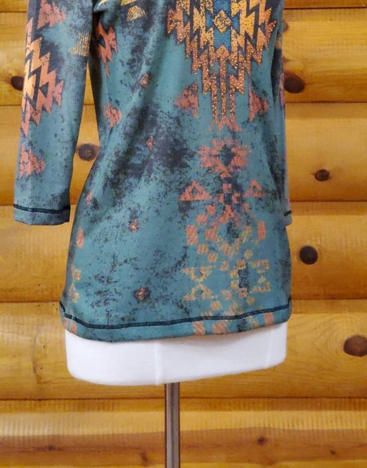 Liberty Wear - Women's Lolita 3/4 Sleeve V Neck Top