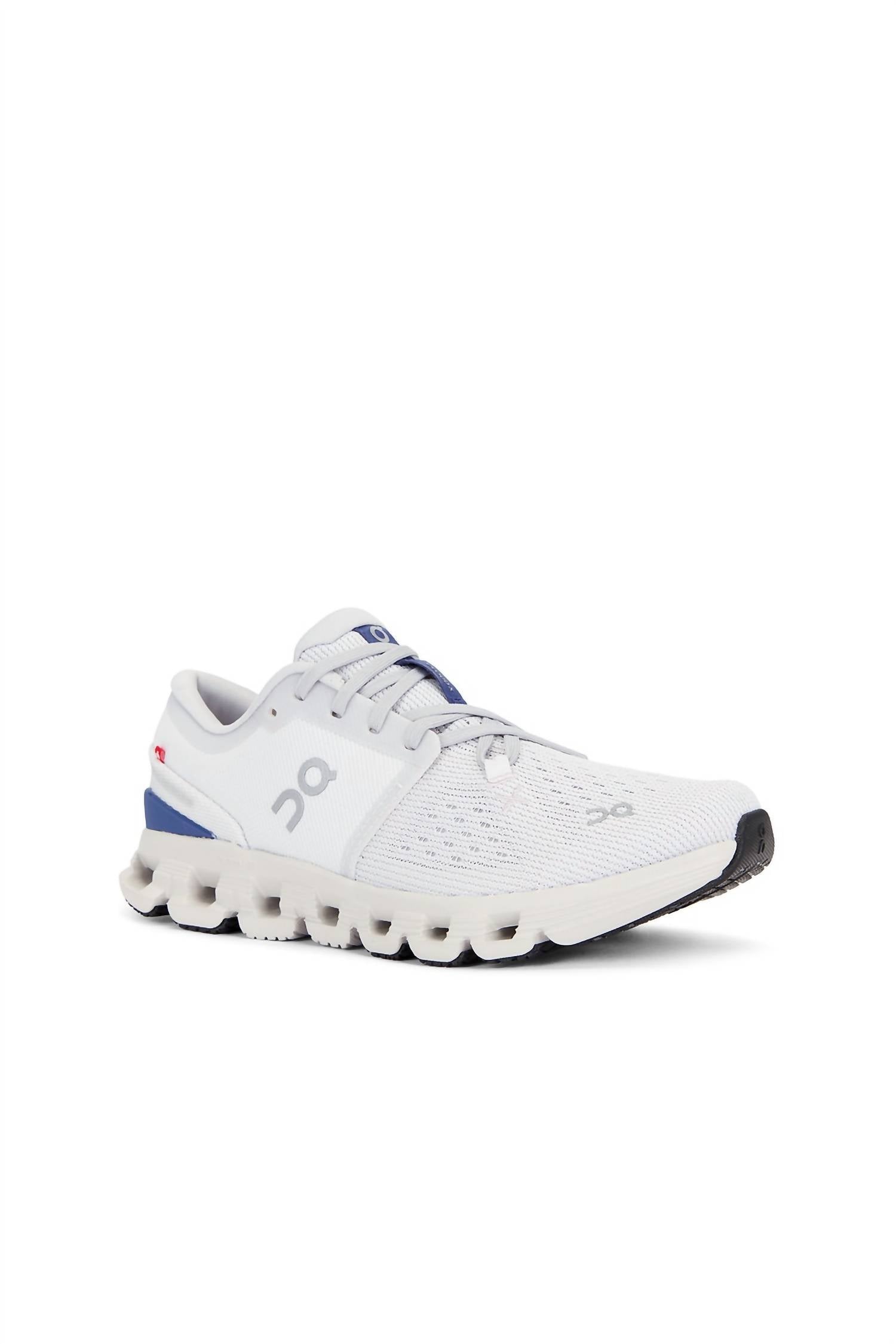 On Women's Cloud X 4 Athletic Shoes in lavender - women's shoe - detail view