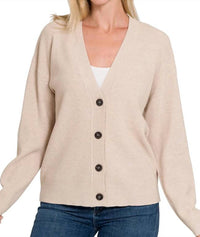 Zenana - Viscose Sweater Cardigan