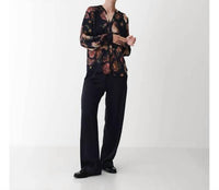 Karmamia Amelia Shirt in scarlett flower - women's blouse