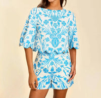 Mestiza New York - Charlize Scallop Boat Neck Top