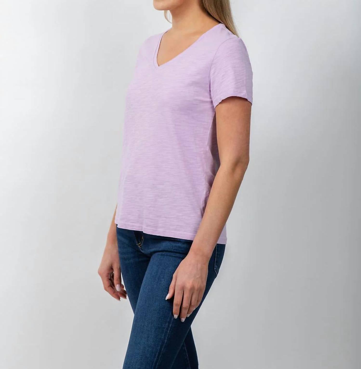 Elliott Lauren - Short Sleeve V-neck Tee