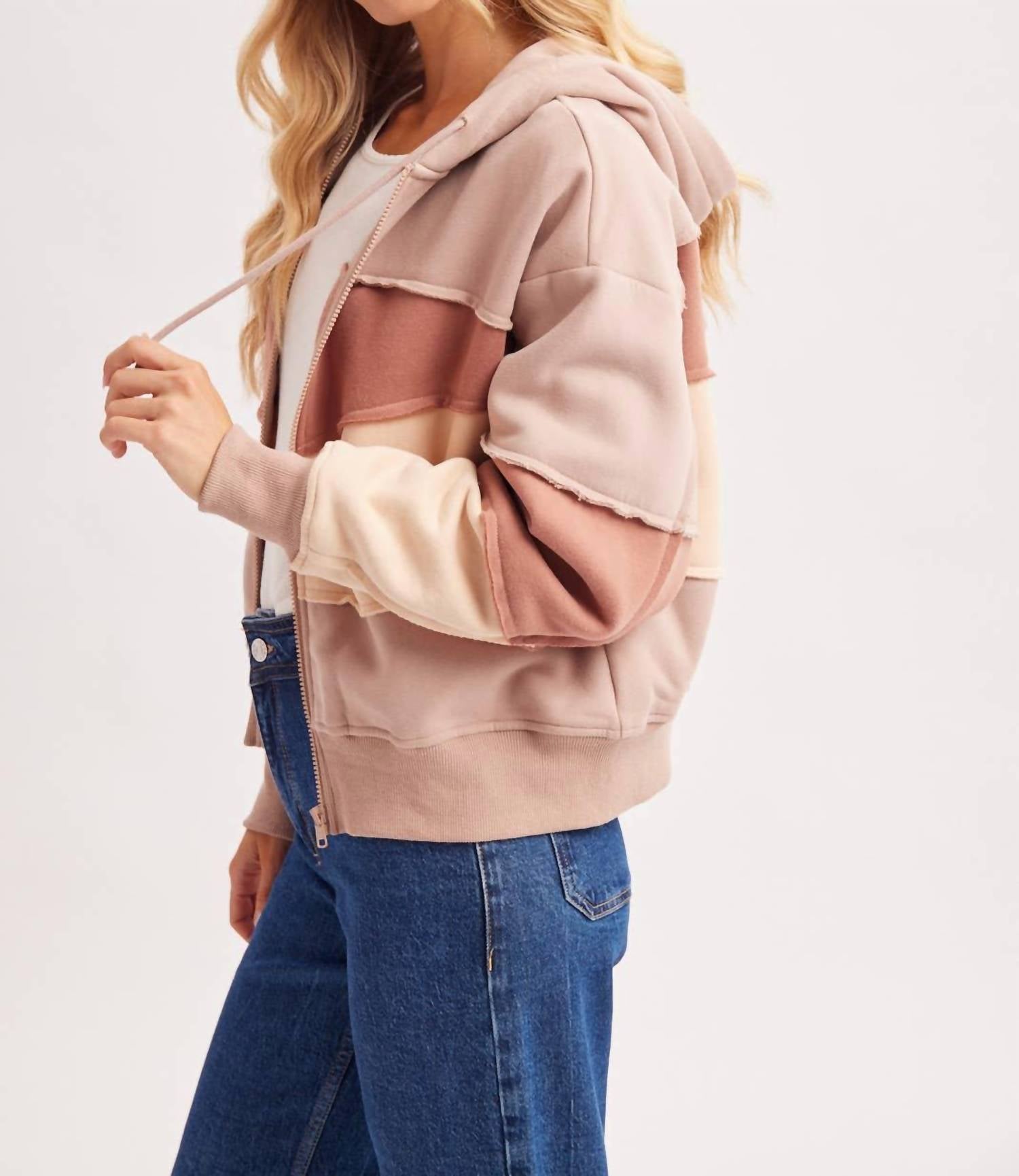 Bluivy - Adeline Patchwork Hoodie
