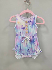 Charlies Project - Girl's Butterfly Wish Bamboo Bubble Romper