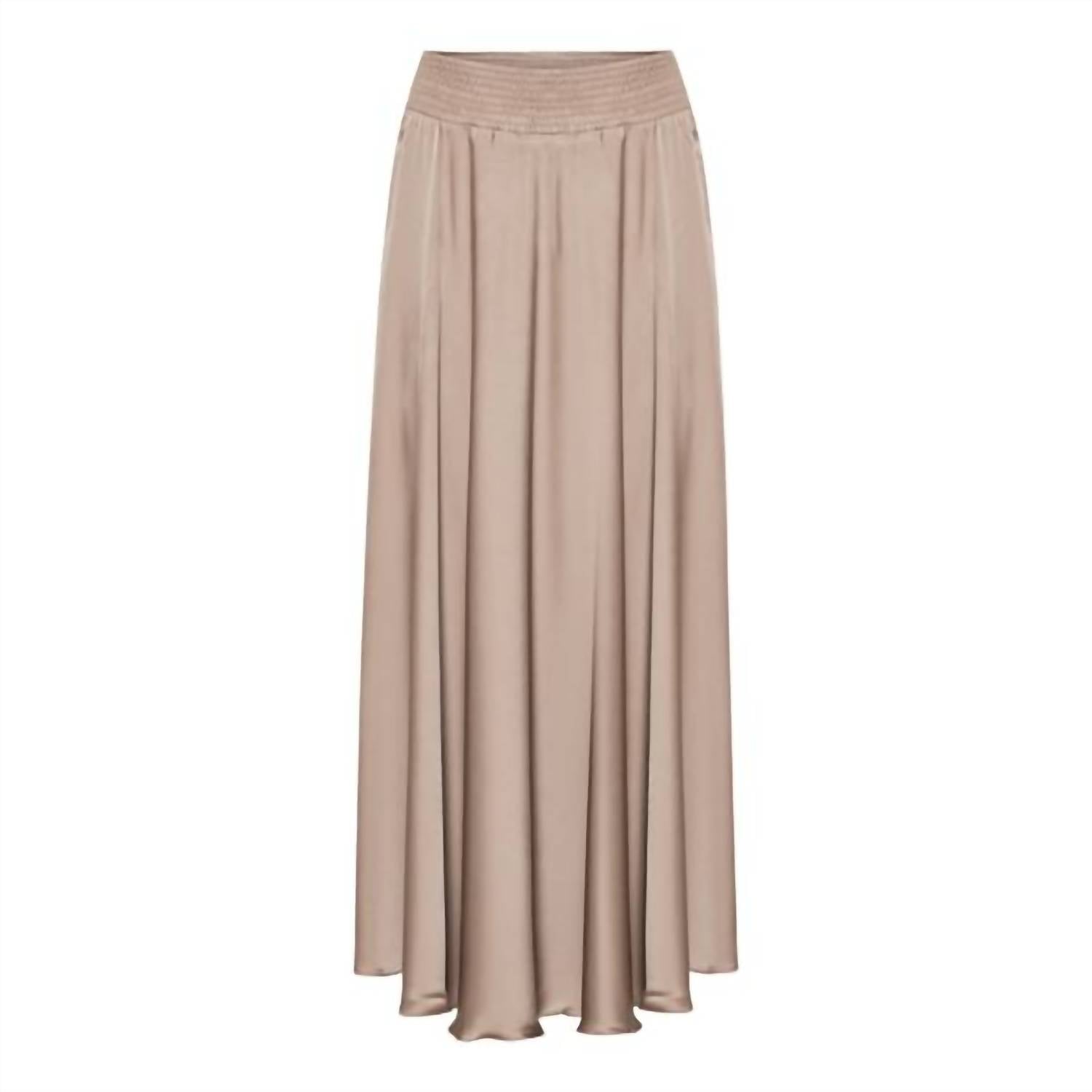Karmamia WOMEN'S SAVANNAH SKIRT in semi rich tan - women's skirt