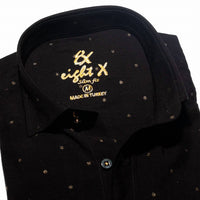 Eight X - Gold Sparkle Button Down Shirt